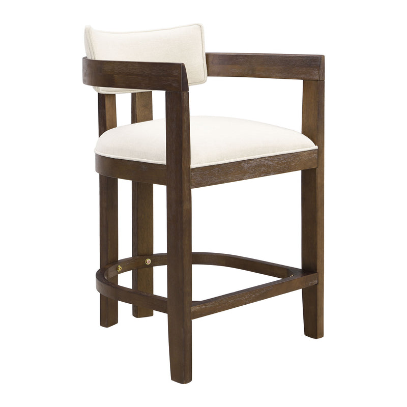 Contemporary Upholstered Counter Stools Set