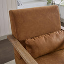 Swivel Modern Upholstered Accent Chair With Armrests