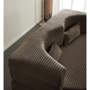 Floor Convertible Sleeper Sofa Bed With 2 Pillows