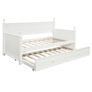 Twin Size Daybed & Twin Size Trundle - White