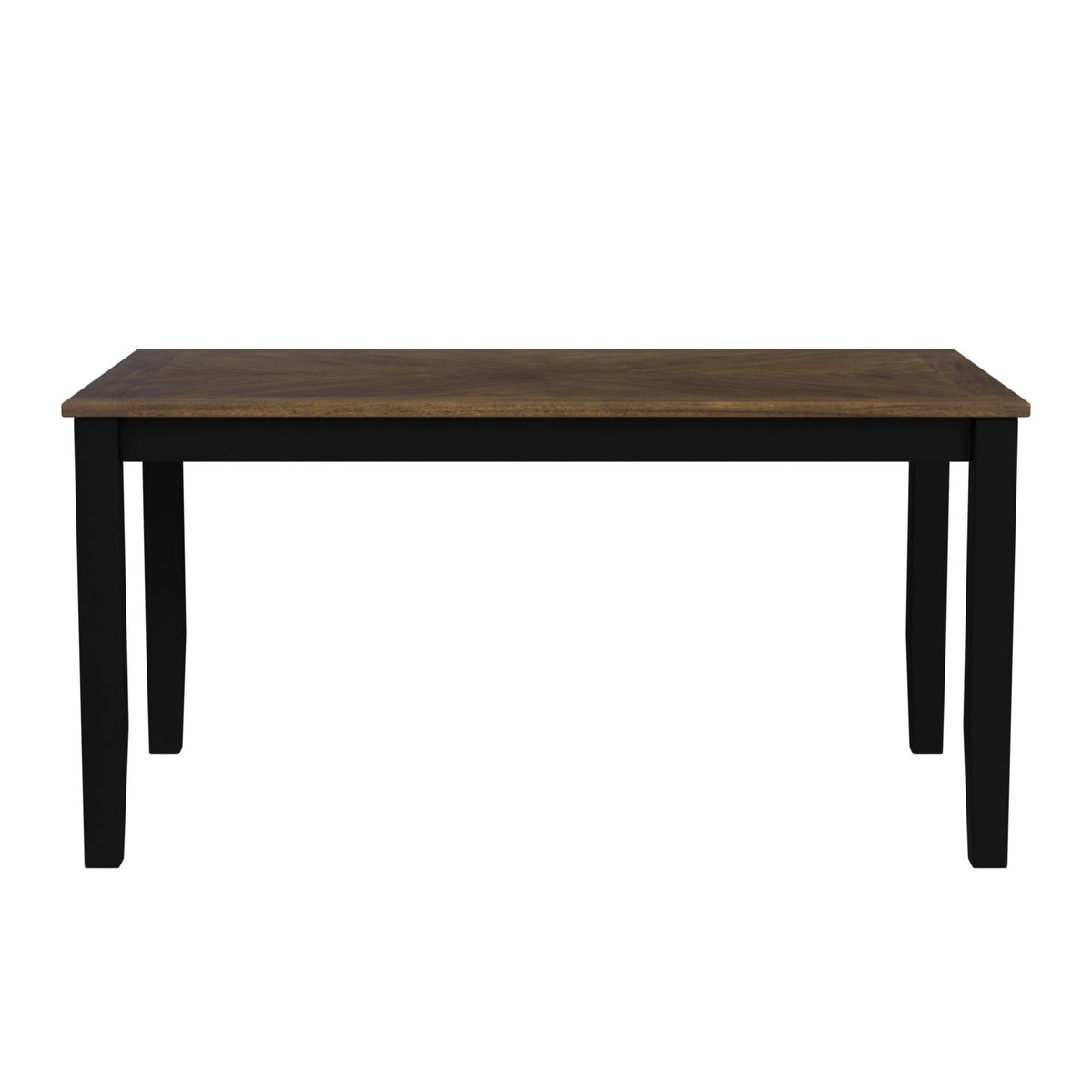 Brooks 6 Piece Dining Set With Table, 4 Wood Back And Upholstered Seat Chairs, And Bench in Black by Elements International, view 21