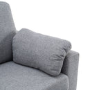 Power Recliner Sectional Sofa Home Theater Reclining Sofa With Two USB Ports, Two Storage Drawers For Living Room