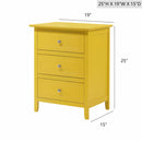 Daniel - 3 Drawer Nightstand