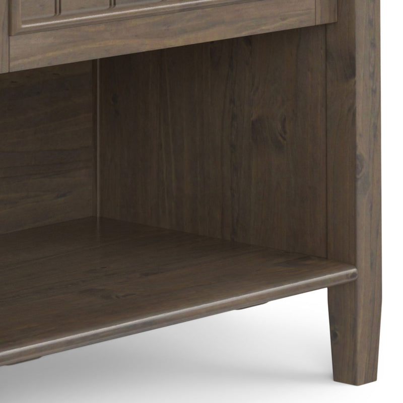 Lev - Bedside Table - Smoky Brown