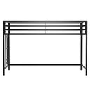 Adam - Junior Twin Loft Bunk - Black