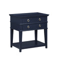 Carmona - 2 Drawer Tray Top Nightstand Pulls