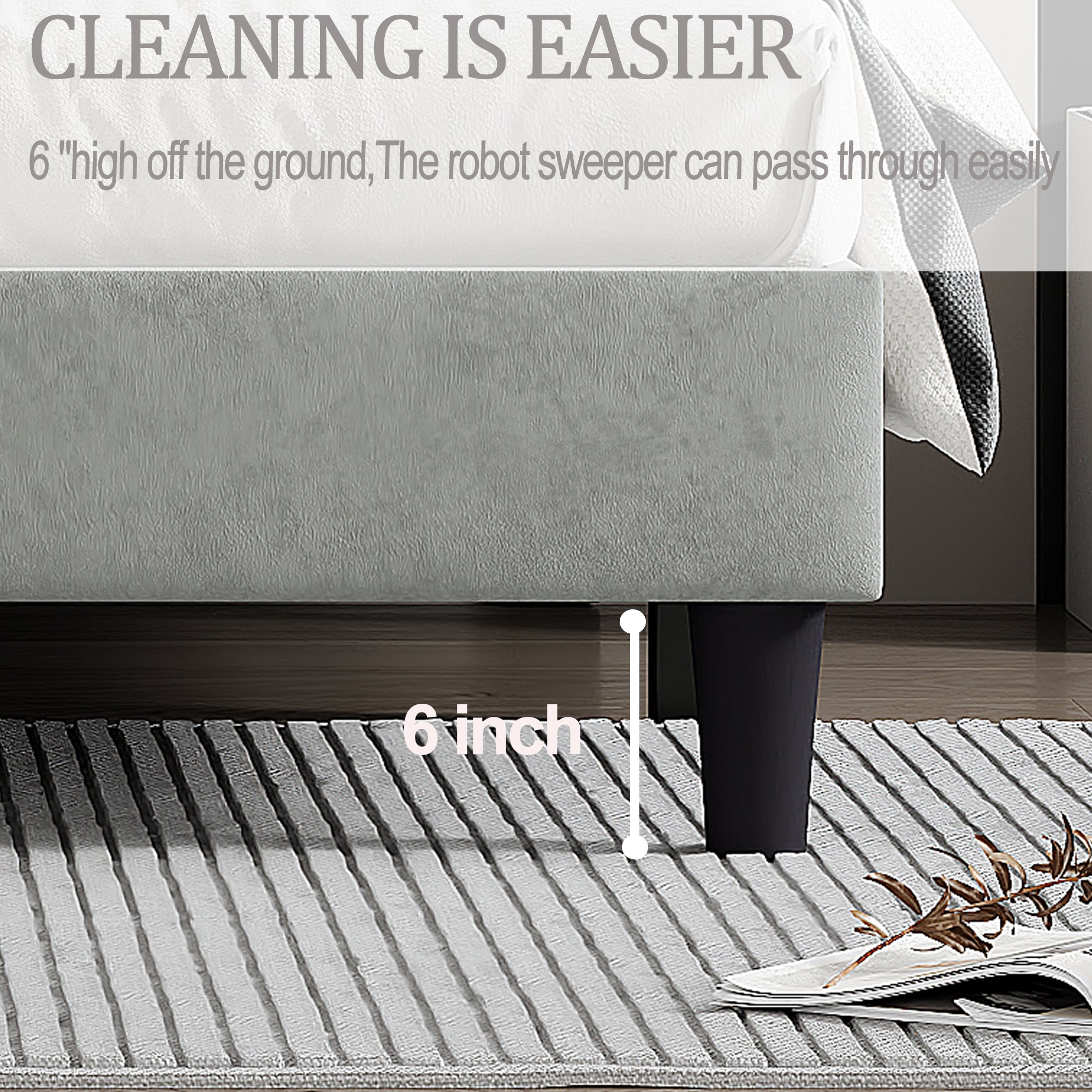 Full Bed Frame with Headboard,Sturdy Platform Bed with Wooden Slats Support,No Box Spring,Mattress Foundation,Easy Assembly