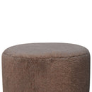 Round Ball Footstool - Mocha