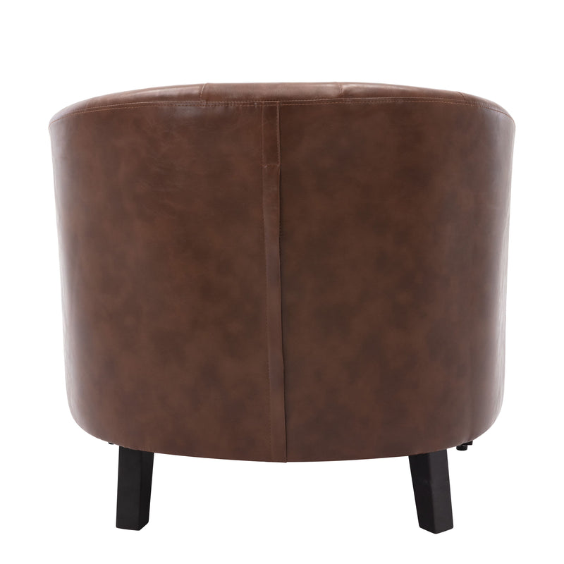 Tufted Barrel Chairtub Chair For Living Room Bedroom Club Chairs