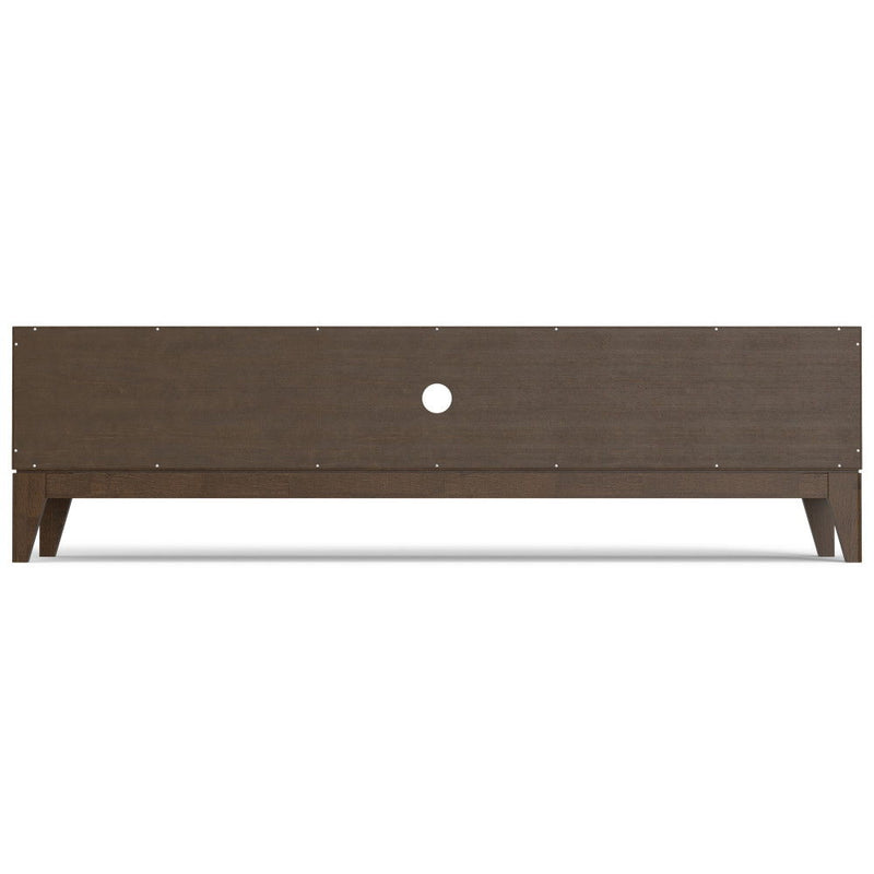 Harper - Low TV Media Stand - Walnut Brown