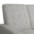 Manville - Contemporary Tufted Loveseat Pushback Recliner