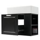 Modern Wall Mounted Bathroom Vanity With Sink, Soft Close Drawer, Adjustable Shelf, Toilet Paper Holder