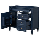 Bathroom Vanity Without Top Sink, Modern Bathroom Storage Cabinet With 2 Drawers And A Tip-Out Drawer