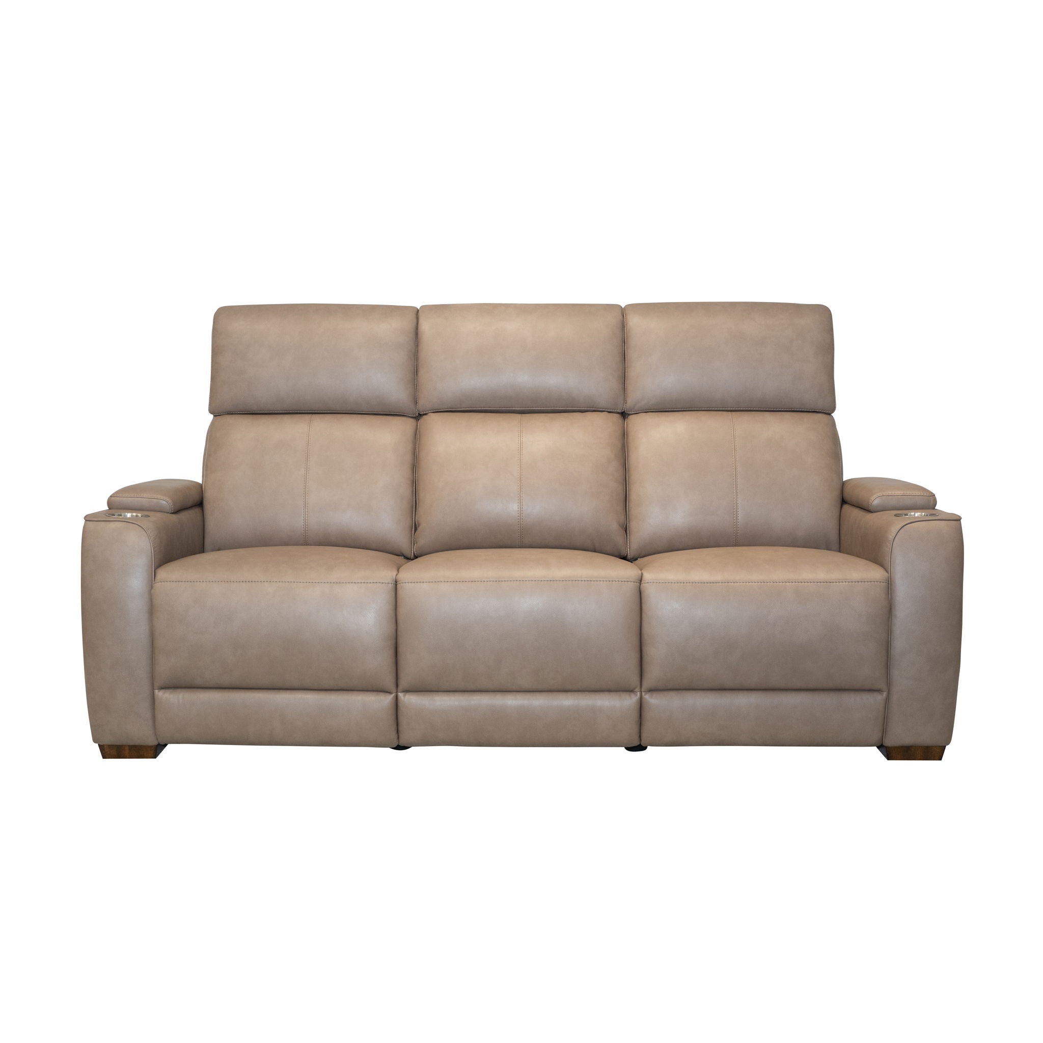 Vibe - Power Reclining Sofa With Console, Power Headrest, Lumbar, Heat, Massage & Pulse