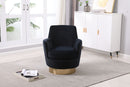 Teddy Swivel Barrel Chair, Swivel Accent Chairs Armchair For Living Room