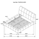 Nollet - Upholstered Platform Bed