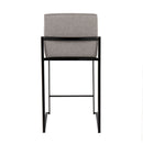 Fuji - Contemporary Modern Elegance, High Back Counter Stool
