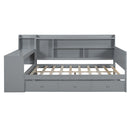 Daybed With 3 Drawers USB Ports And Desk