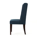 Sophisticated Tufted Dining Chair With High Back Design