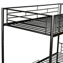 Metal Bunk Bed & Shelf And Guardrails