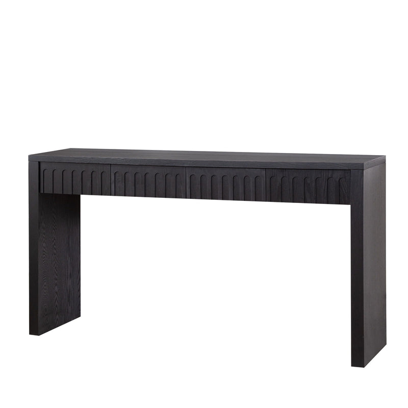 Modern Console Table With 4 Drawers, Entryway Table