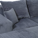 Modular Sectional Sofa, Convertible Couch With Chaise Corduroy
