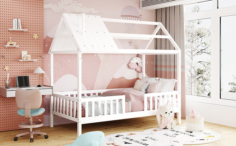 House Bed With Fence