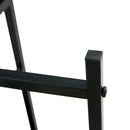 JWS Tempered Glass End Table (Set of 2), Round Coffee Table For Bedroom Living Room Office - Black