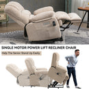 Power Assist Recliner with Massage and Heat