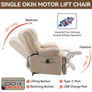 Power Assist Recliner with Massage and Heat