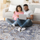 Payas - 8' X 10' Traditional Area Rug - Blue