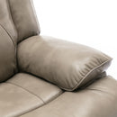 360° Swivel And Rocking Home Theater Recliner Manual Recliner Chair With A LED Light Strip For Living Room