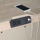 Arcadia - 2-Drawer Nightstand With USB - Gray