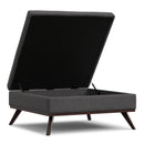 Owen - Multifunctional Square Coffee Table Storage Ottoman