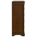 Garland - 4-Drawer Bedroom Chest Of Drawers - Brown Cherry