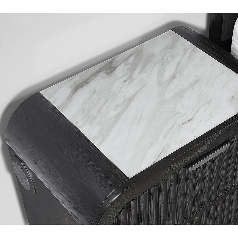 Beverly - Chest, LED Lighting - White / Black