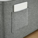 3 In 1 Convertible Sleeper Sofa Bed, Reclining Backrest, Pillows, Pockets