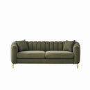 Tufted Oversized Sofa For Living Spaces