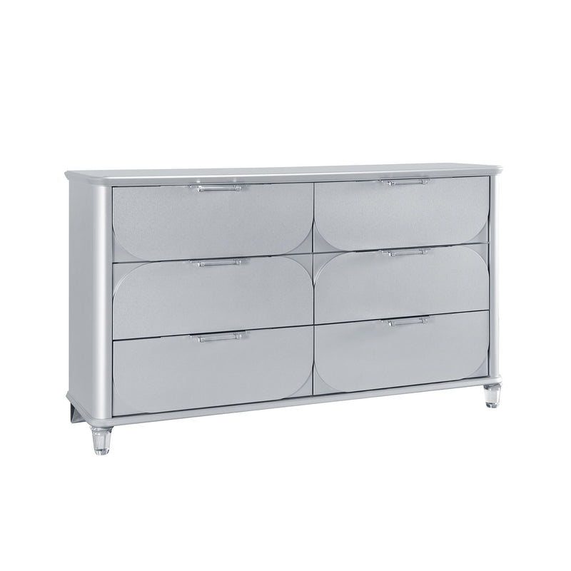 Laura - 5 Piece Bedroom Set With Upholstered Headboard