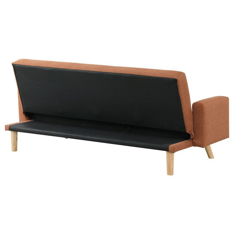 Kourtney - Upholstered Track Arms Covertible Sofa Bed