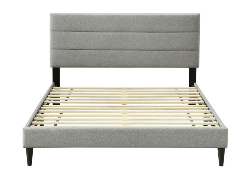 Full Sized Channel Bed In A Box With USB - Gray