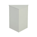 Triangle Bathroom Storage Cabinet With Adjustable Shelves, Freestanding Floor Cabinet For Home Kitchen