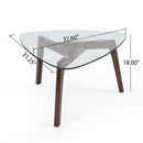 Modern Coffee Table With Wood Construction And Compact Design