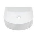 Vessel Bathroom Sink With Design - White
