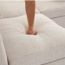 Sectional Sofa Modular U-Shaped With Ottoman & USB Ports