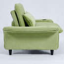 Modern Fabric Multi-Functional Sofa Bed With Adjustable Armrests And Backrests