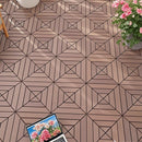 Durable Plastic Interlocking Deck Tiles, Waterproof Outdoor And Indoor Use