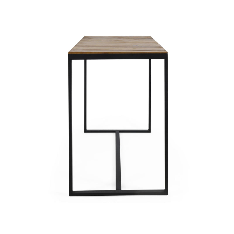 Ernesto - Outdoor Industrial Acacia Wood Bar Table