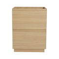 Modern Freestanding Bathroom Vanity Cabinet With Double Drawer