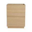 Modern Freestanding Bathroom Vanity Cabinet With Double Drawer